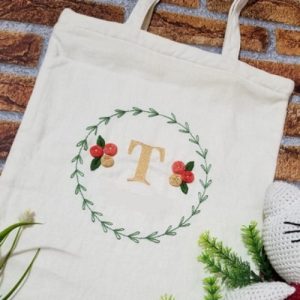 Túi vải canvas thêu logo thương hiệu, làm quà tặng sự kiện độc đáo