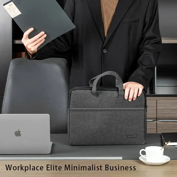 Mẫu túi canvas đựng laptop trơn, dễ phối đồ