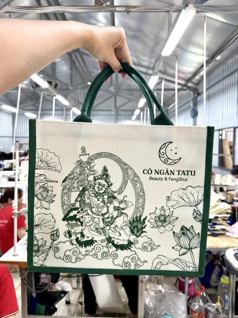 May Túi Vải Đay Cho Của Hàng Cô Ngân Tatu