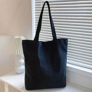 Túi vải canvas đen cá tính – phong cách năng động