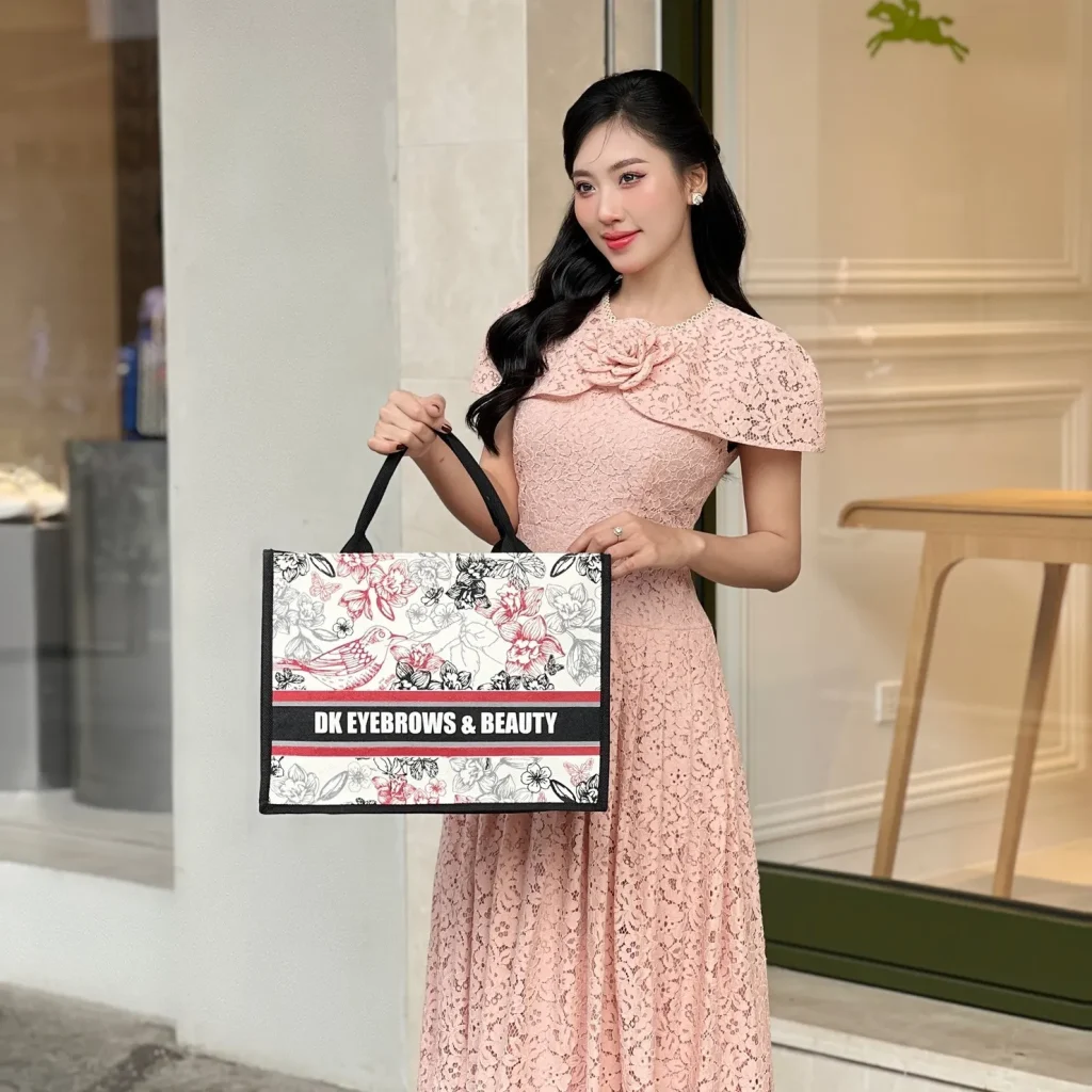 Túi vải đay có dây kéo