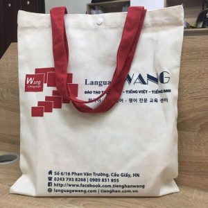 Xuất túi canvas cho giáo dục, shop, thời trang, sự kiện