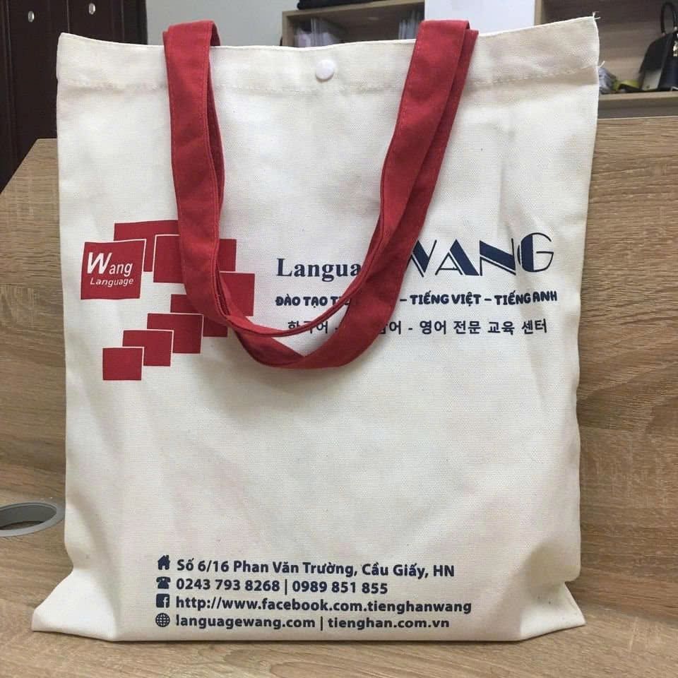 Xuất túi canvas cho giáo dục, shop, thời trang, sự kiện